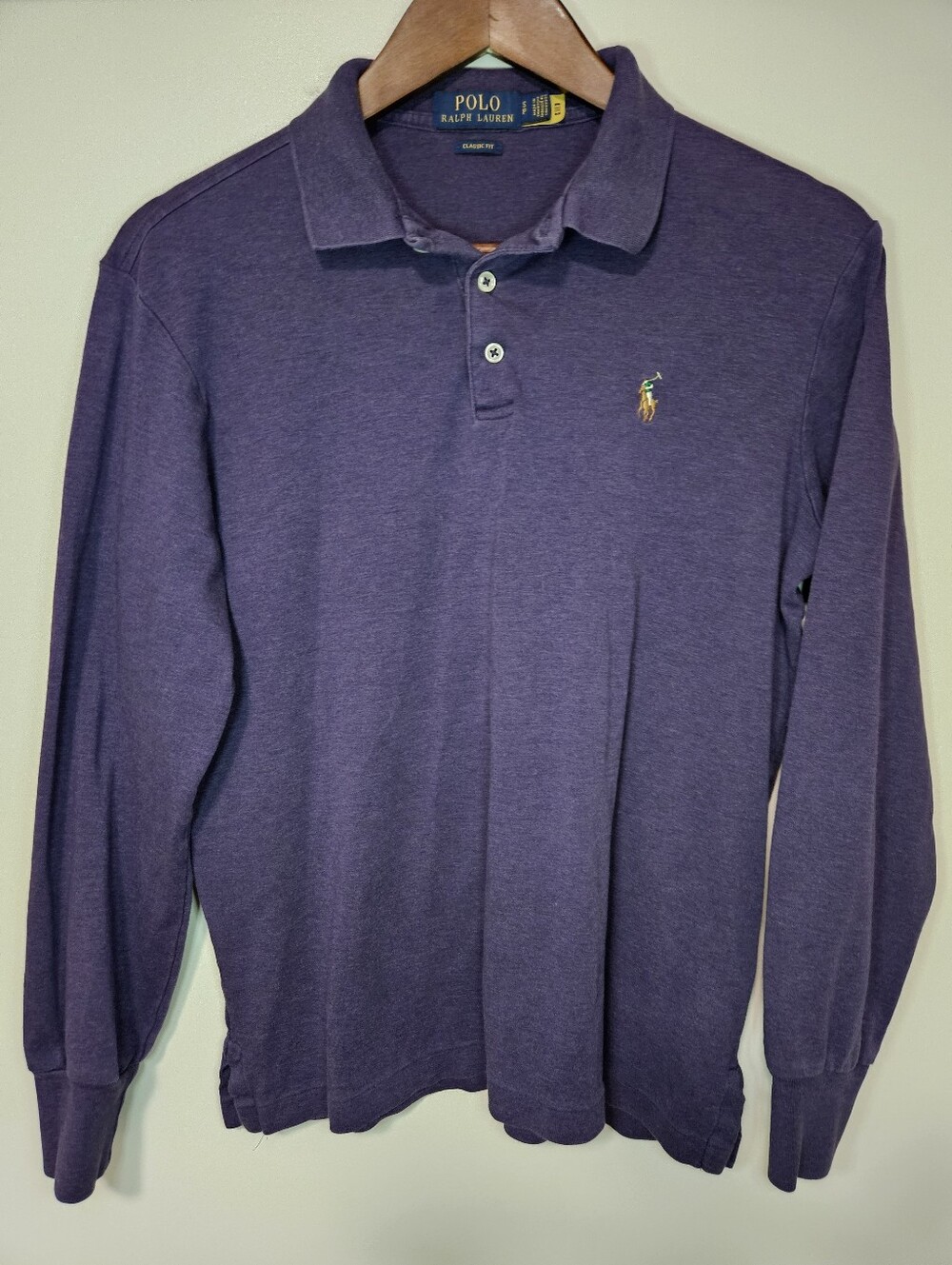 Polo Ralph Lauren Purple Long-sleeve Polo shirt